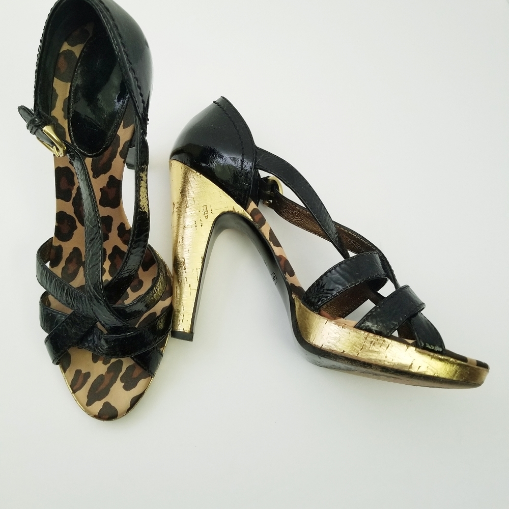 Dorathee Patent Leather Heel by Coach